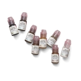 Tina Davies Bolder Brown Brow Pigment Set Permanent Eyebrow Makeup, 8 x 0.5oz Bottles