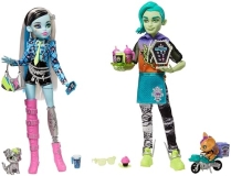 Monster High Frankie Stein Deuce Gorgon Coffee Break Doll Set Collectible Toys for Kids