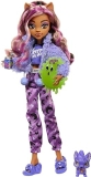Monster High Creepover Clawdeen Wolf Doll with Pet Crescent, Sleepover Outfit Accessories
