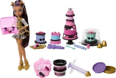 Monster High Scary Sweet Birthday Cake Kit with Clawdeen Wolf Doll 20 Decorating Tools