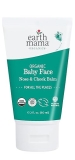 Earth Mama Organic Baby Face Balm with Calendula Oil Natural Moisturizer for Dry Skin, 2 oz