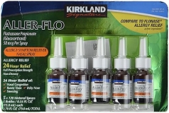 Kirkland  SIGNATURE Aller-Flo Fluticasone Propionate Nasal Spray 0.54 Fl Oz Pack of 5