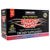 Kirkland Signature Extra Strength Energy Shot Variety Pack, 2 oz Bottles, 48 Count