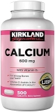 Kirkland Calcium 600 mg with Vitamin D3 500 Tablets, 2 Pack Bone Health Supplement