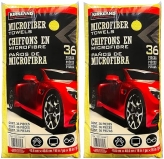 Kirkland Signature Ultra High Pile Premium Microfiber Towels Soft Absorbent Cleaning Cloths