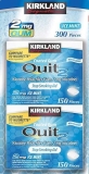 Kirkland Signature Quit Ice Mint Nicotine Gum 2mg 300 Pieces for Smoking Cessation
