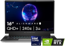 Alienware X16 R2 16 QHD 240Hz Gaming Laptop, Intel Ultra 7, RTX 4070, 16GB RAM, 1TB SSD, Win 11