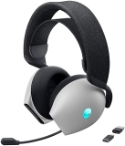 Alienware AW725H Tri-Mode Wireless Gaming Headset, Bluetooth 5.3, 55H Battery, Lunar Light