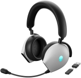 Alienware AW920H Wireless Gaming Headset, Dolby Atmos, ANC, AI Mic, USB-C, Lunar Light, Large