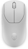 Alienware Pro Wireless Gaming Mouse, 2.4GHz USB, Adjustable DPI, 6 Buttons, Lunar Light
