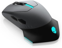 Alienware AW610M Wired Wireless Gaming Mouse, 16000 DPI, RGB, 7 Buttons, Ergonomic Dark Side