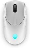 Alienware AW720M Tri-Mode Wireless Gaming Mouse, 26,000 DPI, 8 Buttons, USB-C, Lunar Light