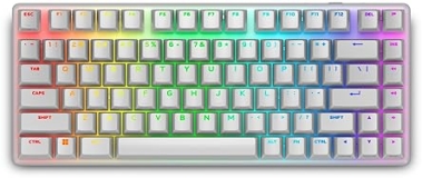Alienware Pro Wireless Gaming Keyboard, Tri-Mode, Hot-Swappable Linear Switches, Lunar Light