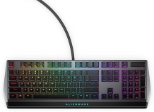 Alienware AW510K Low-Profile RGB Gaming Keyboard, Cherry MX Red, Per-Key Backlight, USB, Media Contr