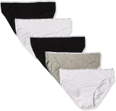 Calvin Klein Women s Cotton Stretch Bikini Panties Multipack Logo Underwear, Comfortable Fit