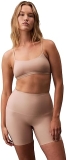 Calvin Klein Womens High-Waist Mid-Thigh Shapewear Shorts Second Skin Smoothing Control
