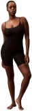 Calvin Klein Womens Shapewear Secure Sculpt Mid-Thigh Bodysuit Slimming Tummy Control