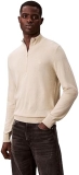 Calvin Klein Men s Wool Blend Quarter Zip Pullover Sweater, Warm Winter Knit Jumper