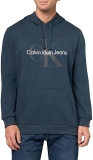 Calvin Klein Men s Fleece Hoodie Sweatshirt Logo Pop Over Pullover, Comfortable Casual Wear