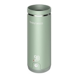 Baby Brezza Portable Bottle Warmer Fast 67 Faster Heating for Breastmilk Formula, 9oz, Green