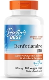 Doctor s Best Benfotiamine 150mg Glycemic Metabolic Support, Vegan, Non-GMO, 120 Capsules