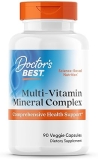 Doctor s Best Multi-Vitamin Mineral Complex, Vegan, Non-GMO, Gluten-Free, 90 Capsules