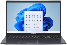ASUS Vivobook Go Slim 15.6 Laptop, Intel N4500, 4GB RAM, 128GB SSD, Windows 11, Star Black