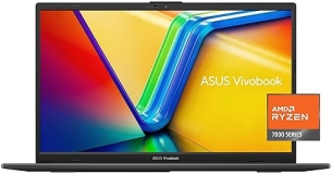 ASUS Vivobook Go 15.6 FHD Laptop, Ryzen 3 7320U, 8GB RAM, 128GB SSD, Windows 11, Black