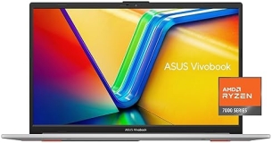 ASUS Vivobook Go 15.6 Slim Laptop, Ryzen 5, 8GB RAM, 512GB SSD, Win 11, Fast Charge, Silver