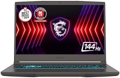 MSI Thin 15 Gaming Laptop 15.6 144Hz, i7-13620H, RTX 4050, 16GB, 512GB SSD, Win 11, Black