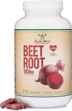 Double Wood Supplements Organic Beet Root Powder Capsules 1000mg 210 Vegan Pills High Nitrate Superfood