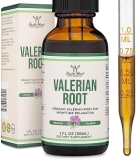 Double Wood Supplements  Organic Valerian Root Drops for Sleep 168mg Tincture, 1oz, Relaxation Calm