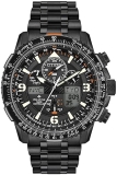 Citizen Promaster Skyhawk Mens Eco-Drive Pilot Watch, Atomic Timekeeping, Chronograph, Black