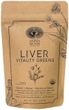 Anima Mundi Super Greens Powder Organic Liver Detox Cleanse with Dandelion Milk Thistle, 8oz