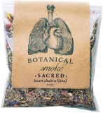 Anima Mundi Sacred Smoke Heart Chakra Herbal Smoking Blend Mugwort, Skullcap, Rose, 0.5oz
