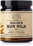 Anima Mundi Golden Sun Milk Powder Turmeric, Ashwagandha, Reishi, Vanilla Calming, Unsweetened 5oz