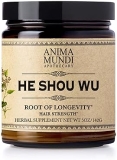 Anima Mundi Healthy Hair Vitamins with He Shou Wu Fo Ti Root Supplement for Hair, Liver Immunity