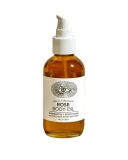 Anima Mundi Rose Body Oil Organic Moringa Jojoba, Collagen Boost, Hydrating, 4oz
