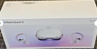 Oculus Meta Quest 2 VR Headset 128GB All-in-One Set, White Advanced Virtual Reality Headset Bundle