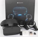 Oculus Rift S PC VR Gaming Headset with Touch Controllers, 3D Audio 3FT USB Cable Black