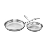ZWILLING Spirit 3-Ply Stainless Steel Fry Pan Set, 2-Piece Nonstick Skillets for Cooking