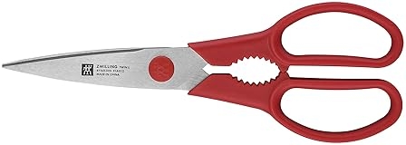 ZWILLING Now S Kitchen Shears, Stainless Steel, Multipurpose Scissors - Granada Orange