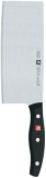 ZWILLING TWIN Signature 7-Inch Chinese Chef Cleaver Knife, Stainless Steel, Black Handle