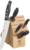 ZWILLING Twin Signature 6-Piece German Knife Block Set, Razor-Sharp, Dishwasher Safe Steel