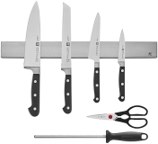 ZWILLING Professional S 7-Piece Knife Set with 17.5 Stainless Steel Magnetic Knife Bar