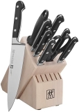 ZWILLING Professional S 10-Piece White Knife Block Set High-Quality German Kitchen Knives