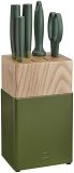 ZWILLING Now S 6-Piece Knife Block Set, Lime Green Kitchen Knives with Block