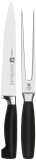 ZWILLING Four Star 2-Piece Carving Knife and Fork Set Premium Stainless Steel Kitchen Tools