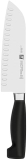 ZWILLING Four Star 7-Inch Santoku Knife with Hollow Edge Japanese Chef s Knife for Slicing Dicing