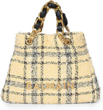Balmain 1945 Soft Cabas Tweed Tote Bag